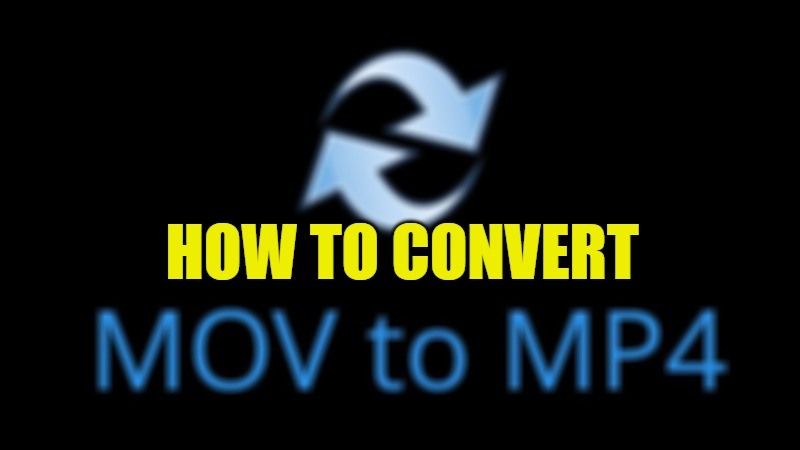 how to convert mov to mp4