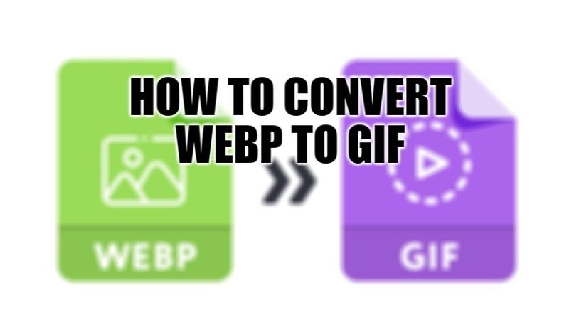 как конвертировать webp в gif