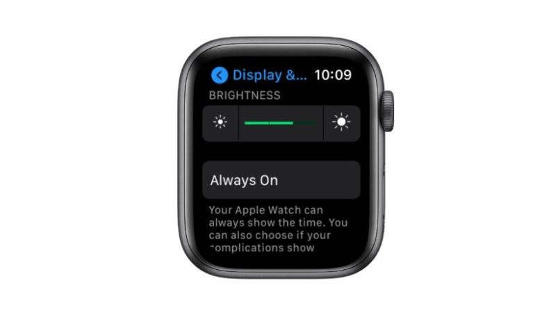 how to turn off my apple watch display