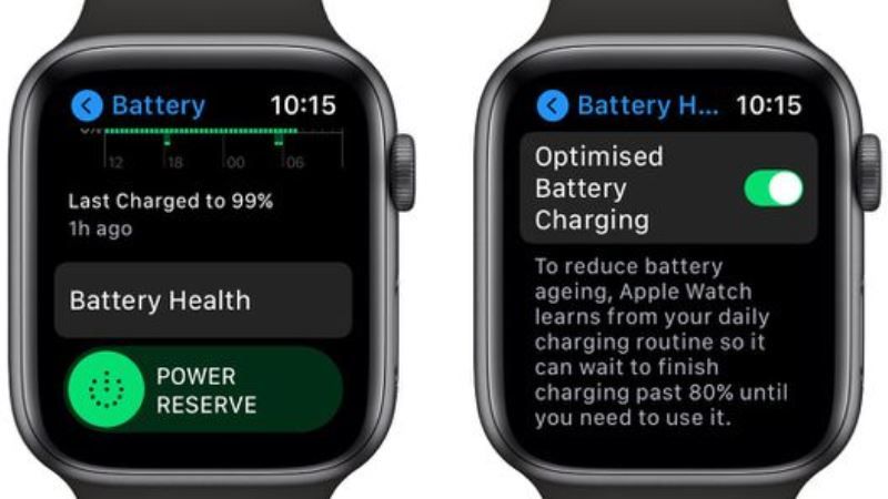 использовать оптимизированный лимит заряда на Apple Watch Ultra