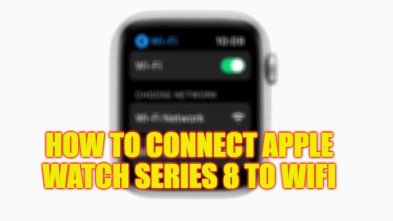 Connect iwatch to discount wifi