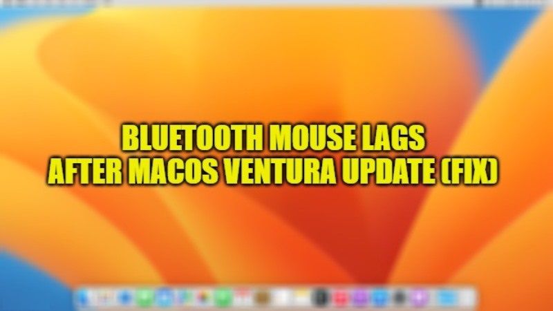 как исправить отставание блютуза после macos ventura