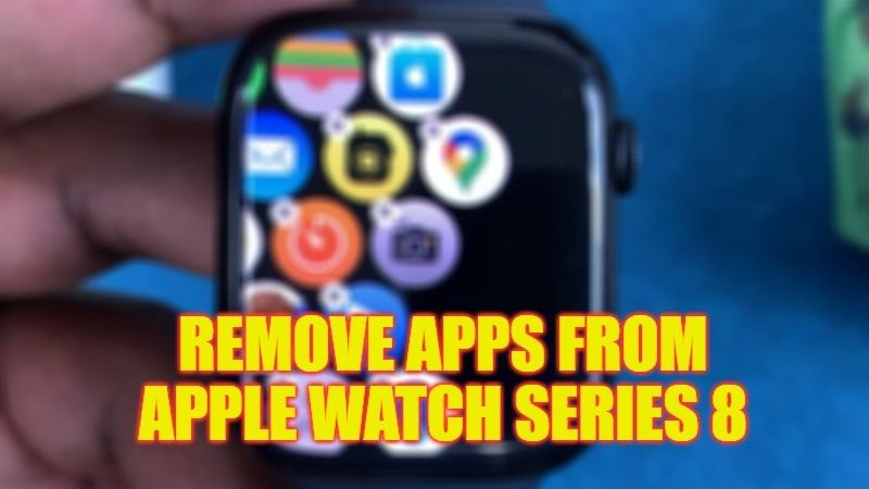 как удалить приложения с Apple Watch Series 8