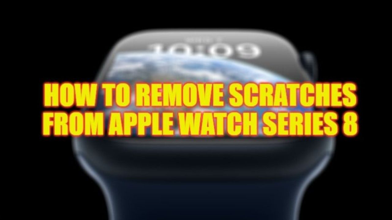 Removing scratches from Apple Watch 