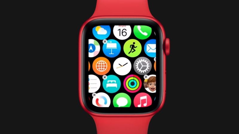 удалить приложения с Apple Watch Series 8