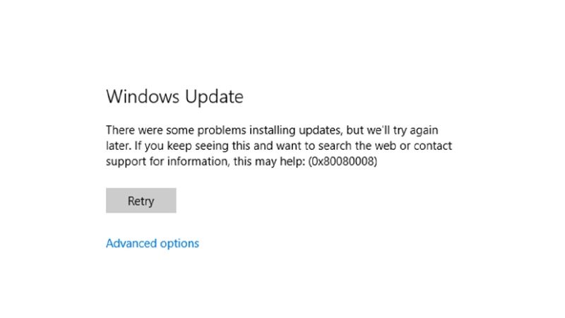 Fix Feature Update Windows 10 Version 1903 Error 0x80080008 9148