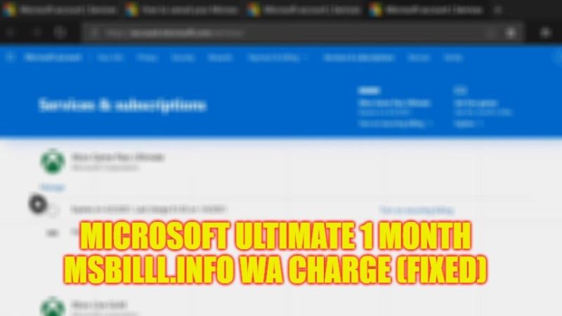 how to fix fraudulent microsoft ultimate 1 month msbilll.info wa charge