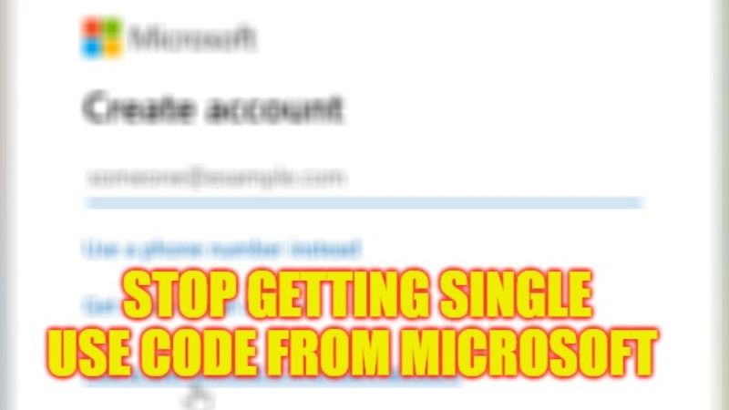 как перестать получать одноразовый код из учетной записи Microsoft Team