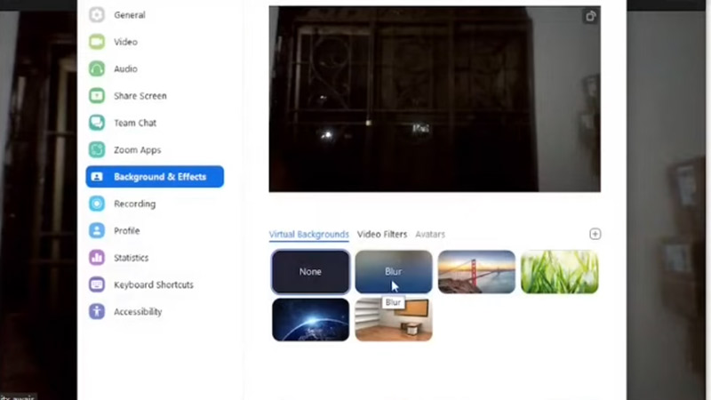 Blur Background On Zoom 