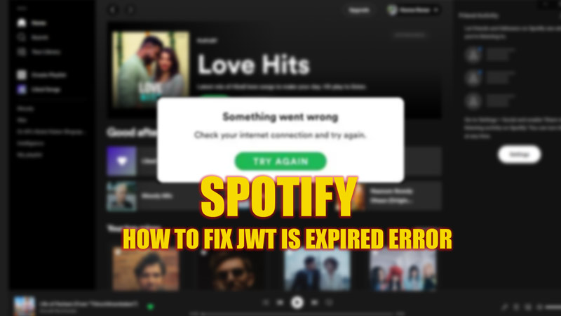 Исправить ошибку JWT с истекшим сроком действия в Spotify