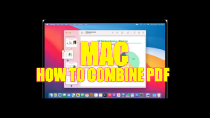 Как объединить файлы PDF на Mac
