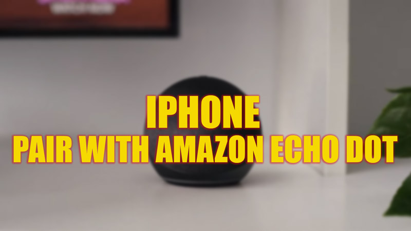 Сопряжение iPhone с Amazon Echo Dot