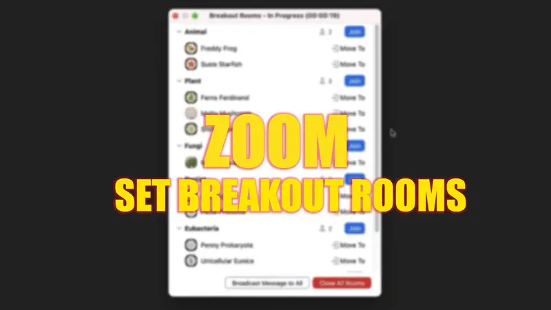 Как настроить комнаты отдыха в Zoom
