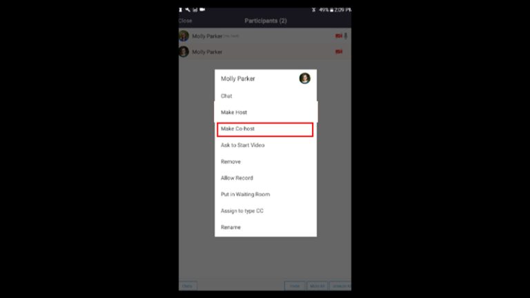 Zoom: Make Someone a Co-Host (2023)