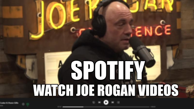 Se Joe Rogan -videoer på Spotify