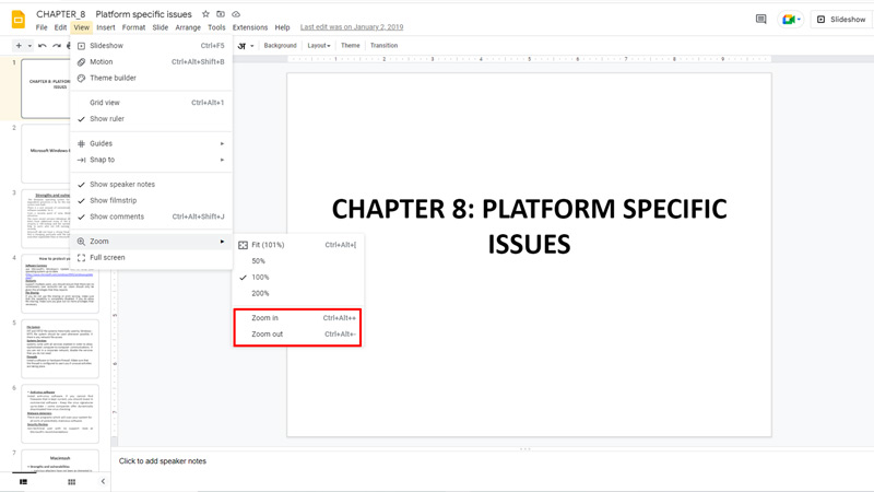 Google Slides: How to Zoom In & Zoom Out (2023)