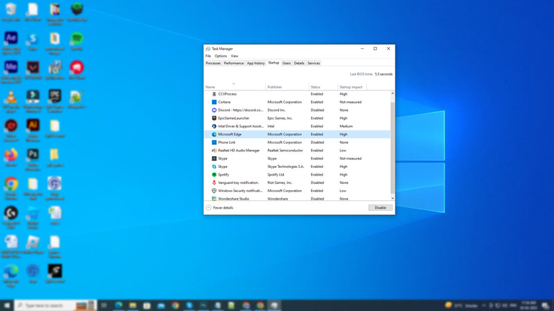 Отключите браузер, чтобы Microsoft Edge не работал в фоновом режиме