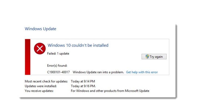 исправить ошибку Windows 10 windowsupdate_C1900101