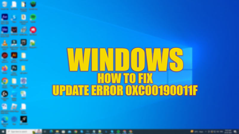 Windows Update Error 0x001900f