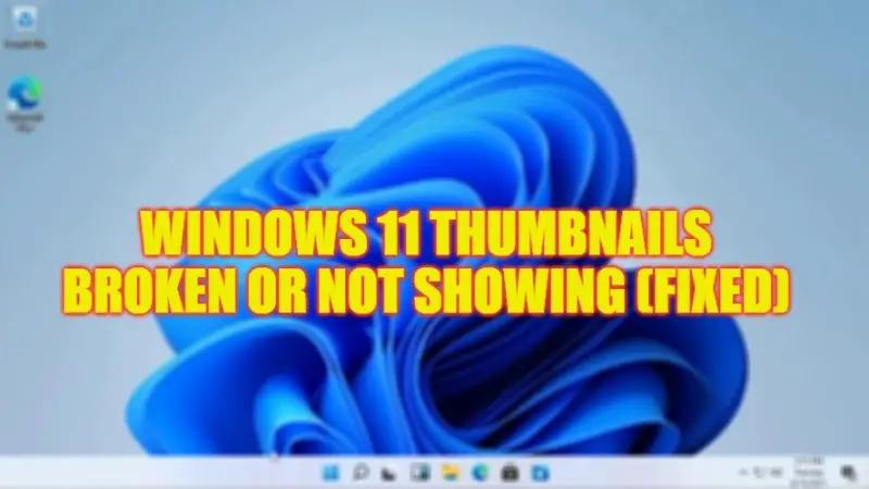 как исправить сломанные миниатюры Windows 11 или не отображать проблемы