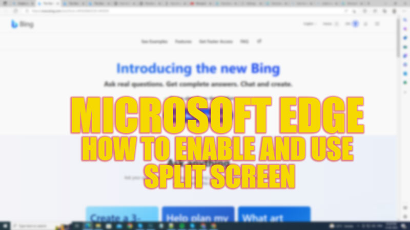 Use Split Screen on Microsoft Edge