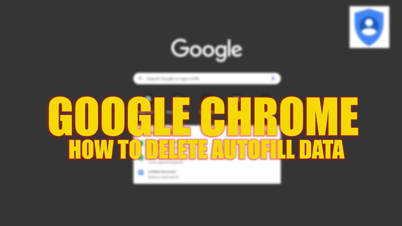 Удалить данные автозаполнения в Google Chrome