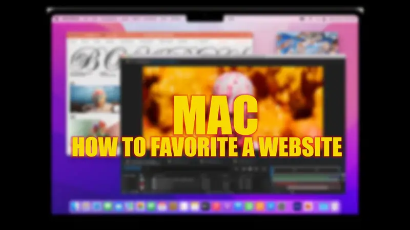 Добавить веб-сайт в избранное на Mac