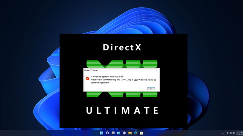 Исправлено: DirectX "Произошла внутренняя системная ошибка" в Windows