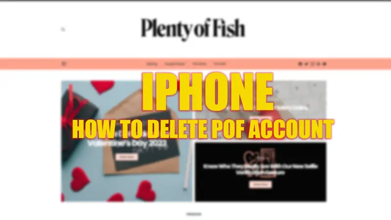 Как удалить учетную запись POF на iPhone