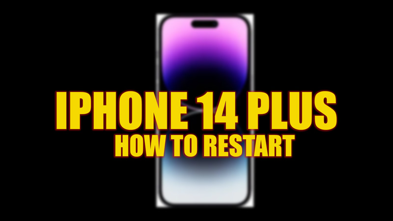 How to restart iPhone 14 Plus