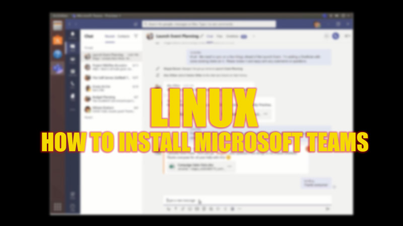 Install Microsoft Teams on Linux