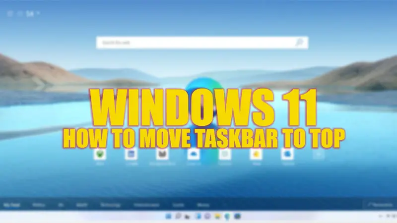 Переместить панель задач Windows 11 вверх