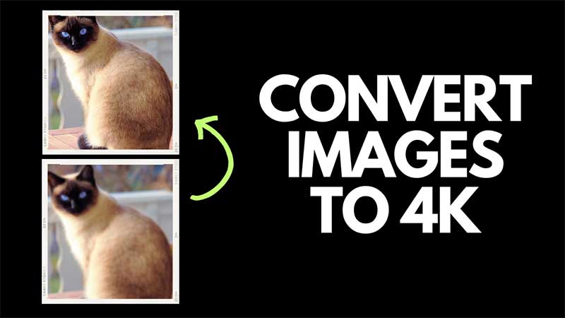 Photoshop Convert Images to 4k