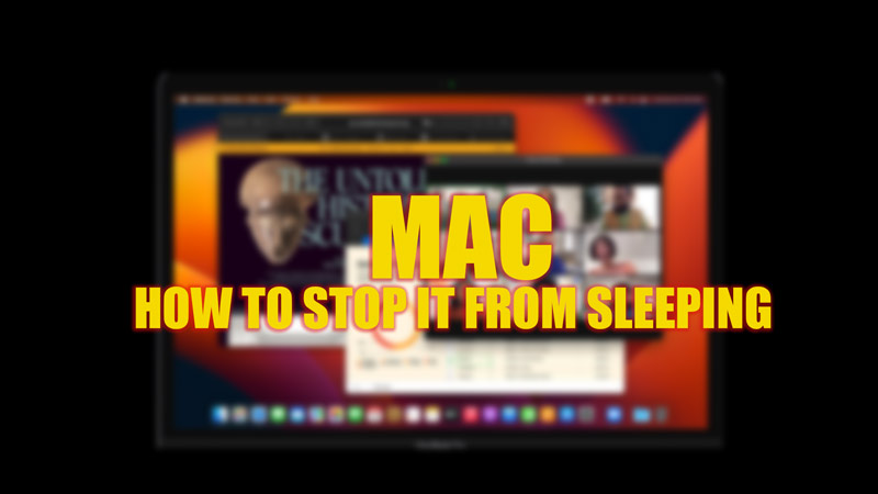 Остановить Mac от сна