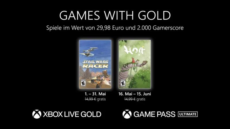 Xbox Games with Gold for May 2023 Revealed
