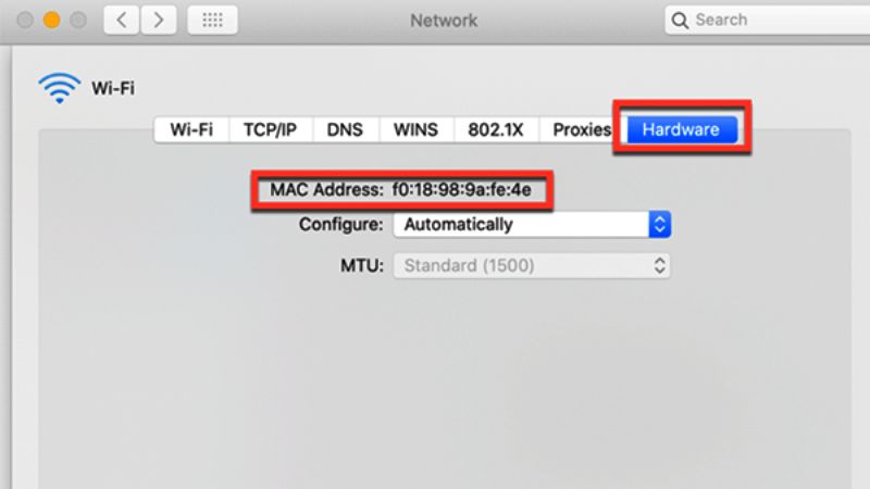change mac address macbook
