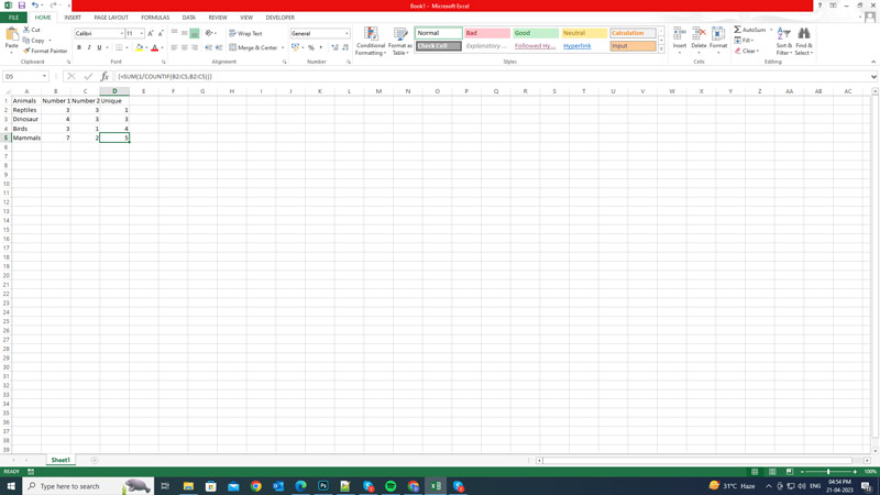 Excel How To Count Unique Values 2023 