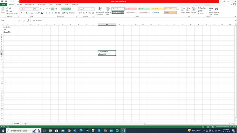 Excel: как войти в ячейку