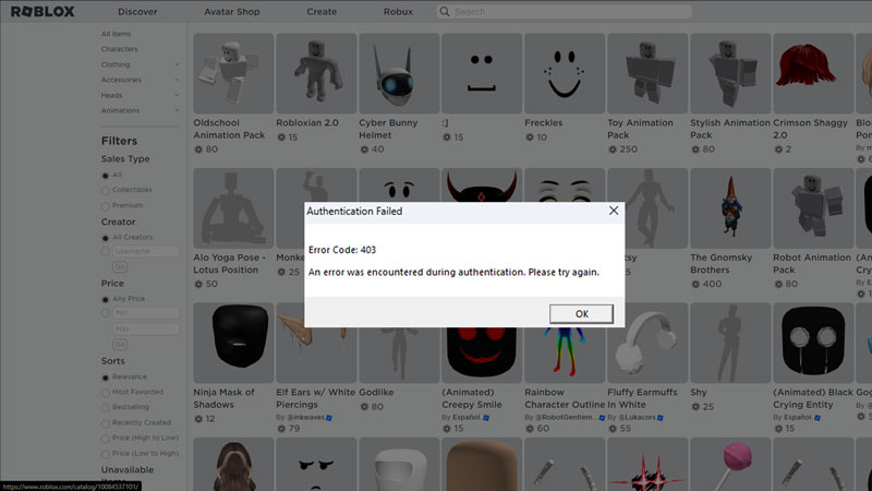 How Do I Fix Error Code 403 On Roblox