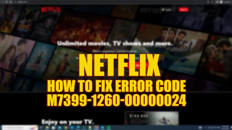 Fix: Error Code M7399-1260-00000024