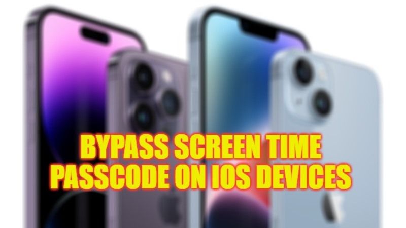how to bypass screen time passcode on ios devices