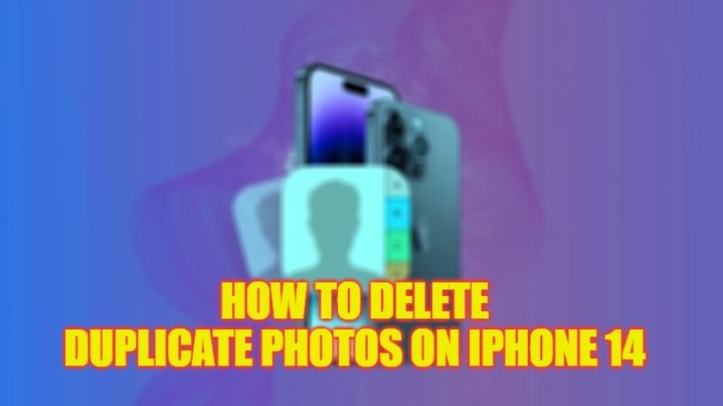 как удалить дубликат фото айфон 14