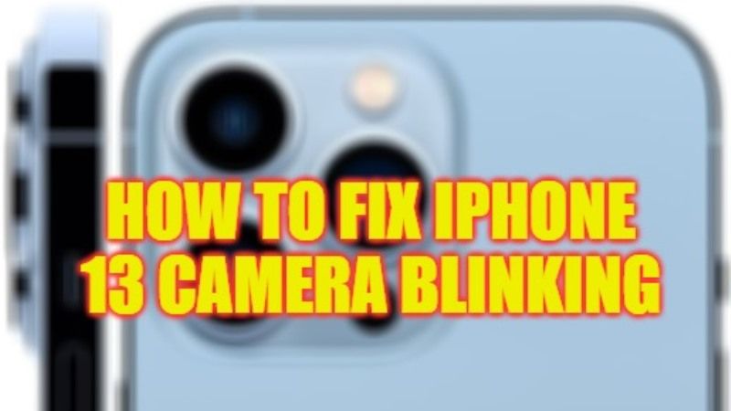 how to fix camera iphone 13 pro