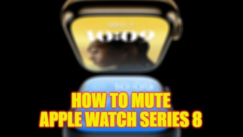 How to mute Apple Watch Series 8 (2023).