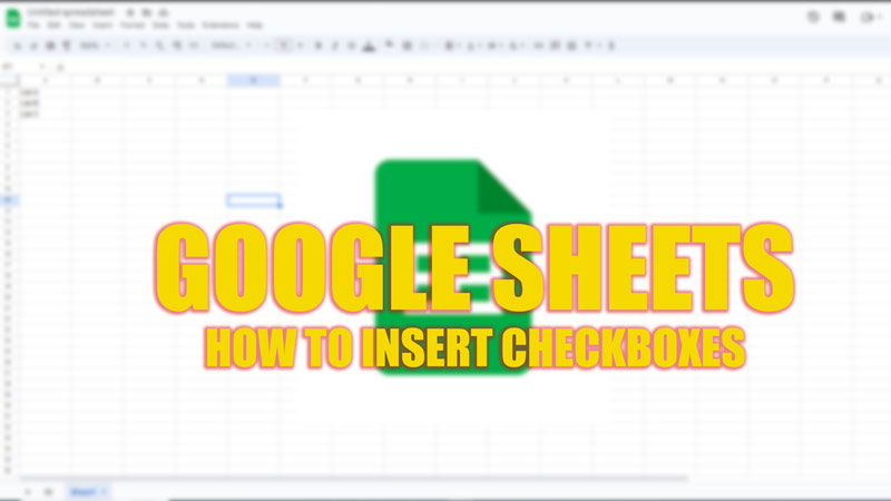 Google Sheets: как вставлять флажки