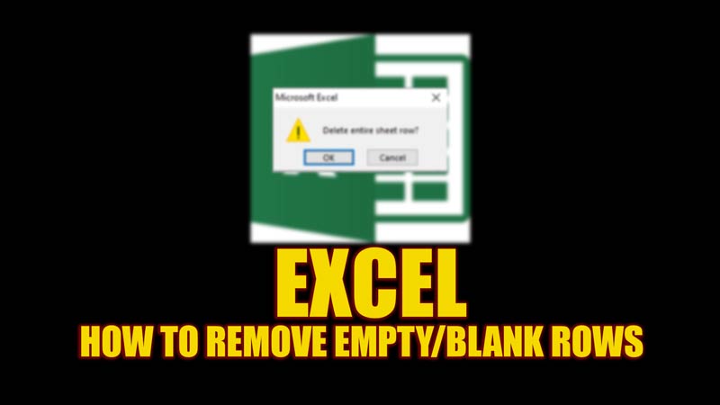 Excel: как удалить пустые/пустые строки
