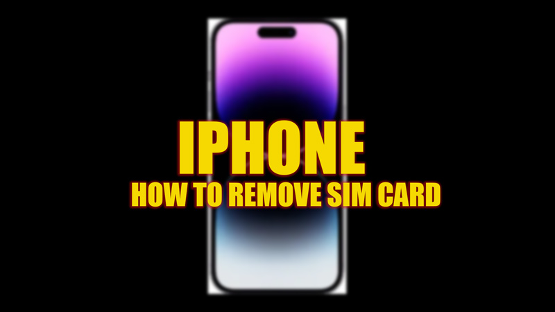 iPhone: How to remove SIM Card