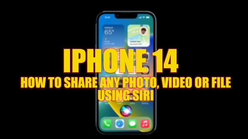 iPhone 14: Share any Photo, Video or File using Siri