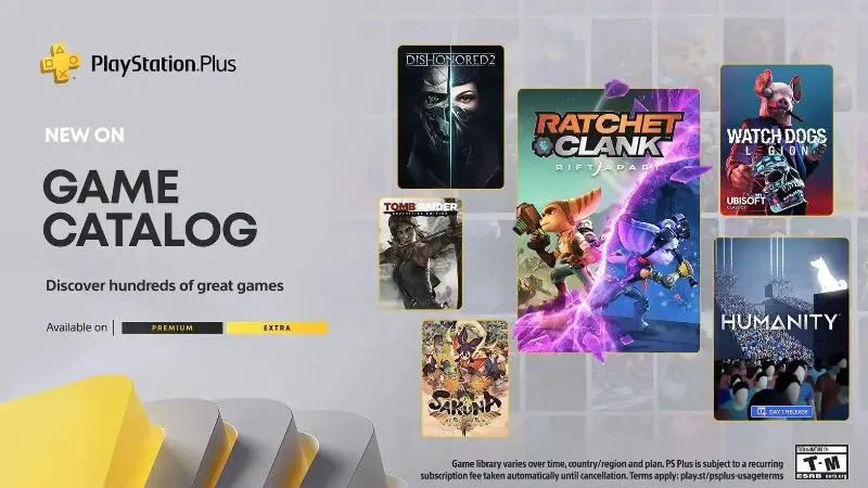 PS Plus Extra and Premium May 2023 Games List