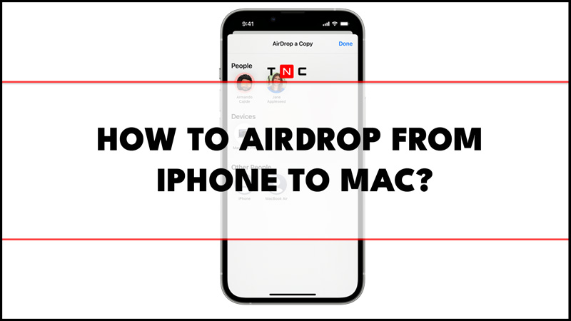 airdrop from iphone to mac